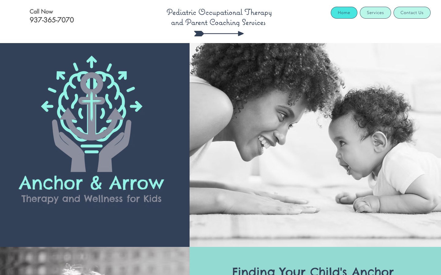 The current homepage